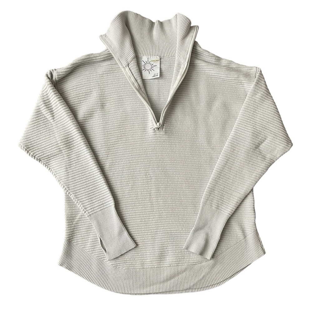 Aerie Offline Long Sleeved Ribbed Quarter Zip Sweater- Size XS